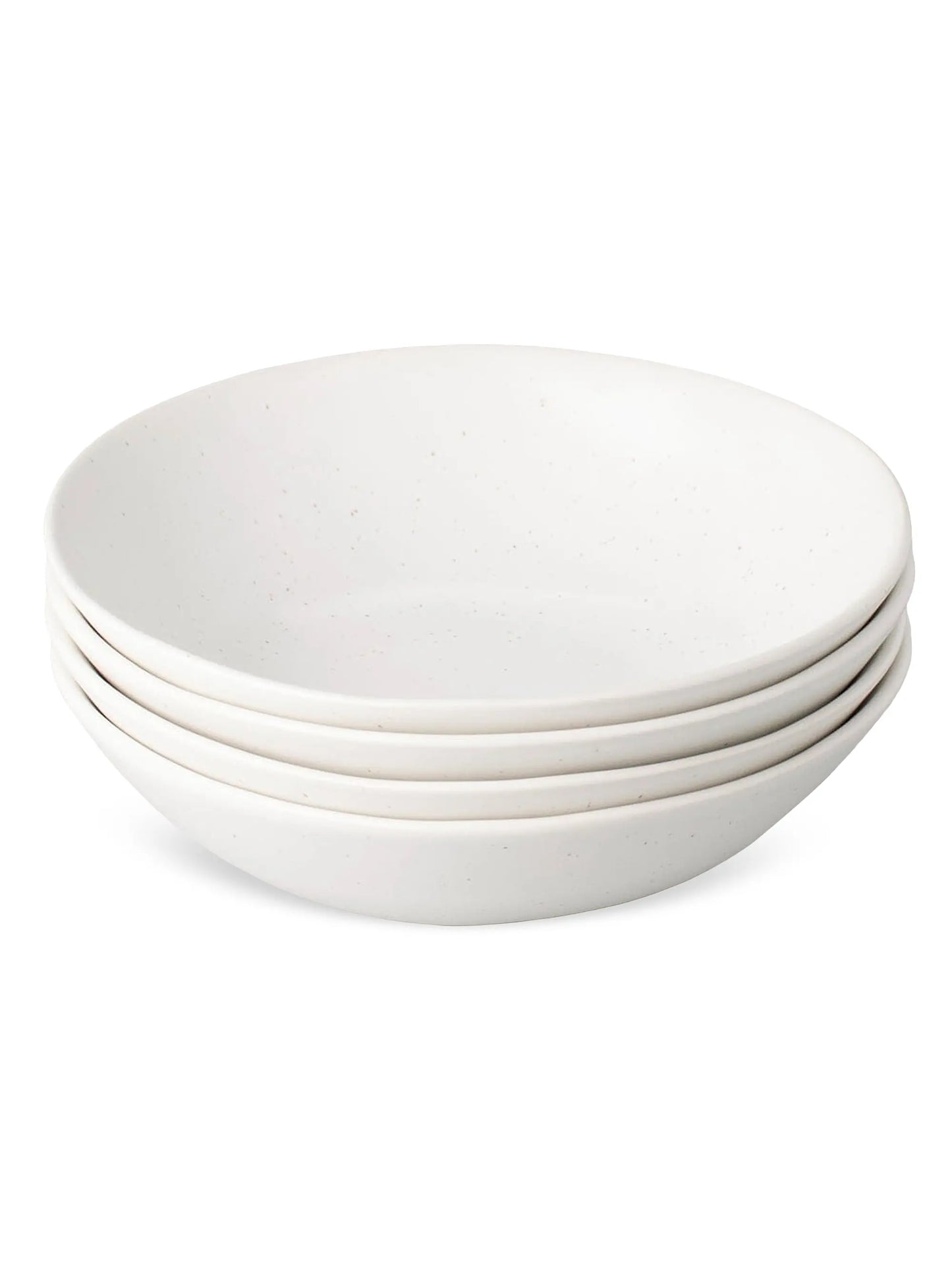 Pastaschalen aus Steingut in zartem Rosa – 4er-Set