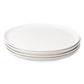 Dove Gray Stoneware Salad Plates — Set of 4