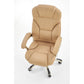 Hesmond Adjustable Office Chair – Beige Eco Leather, Modern Executive Design