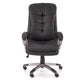 Executive Office Chair Heston – Black Eco Leather, Adjustable Height, 114–124×66×72 cm