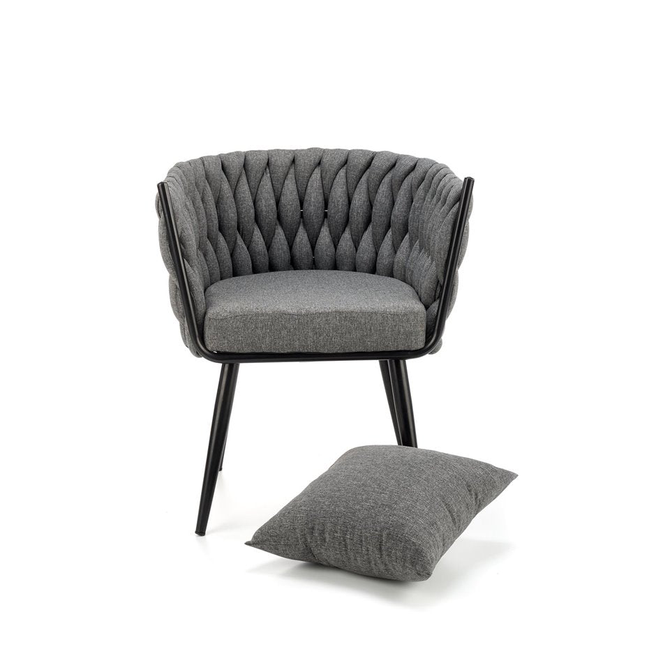 Lounge-Sessel Havatar, grau, H 77 x 67 x 55 cm, Sitzhöhe 49 cm