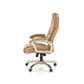 Hesmond Adjustable Office Chair – Beige Eco Leather, Modern Executive Design