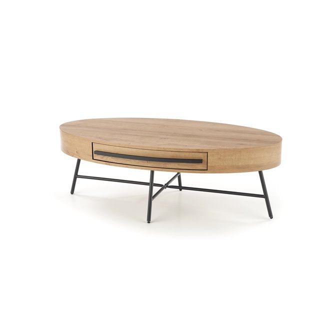 Harolina Coffee Table – Rectangular MDF Top with Steel Frame