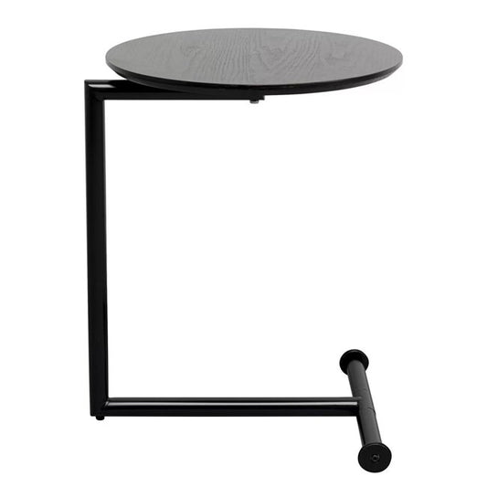 Easy Living Side Table – Round MDF & Steel Modern Accent Table