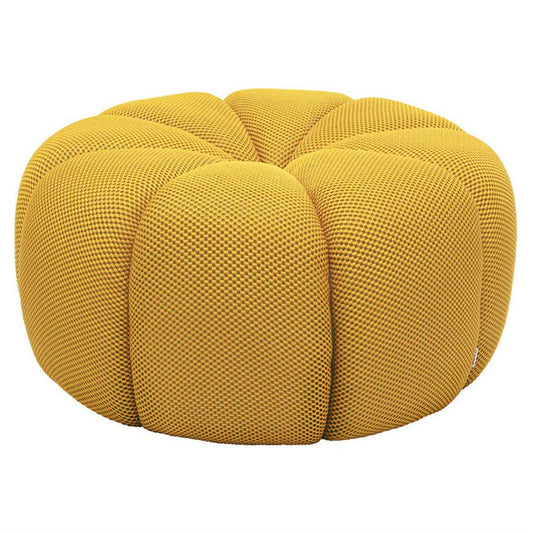 Lounge Stool Peppo in Yellow – H41 × Ø76 cm