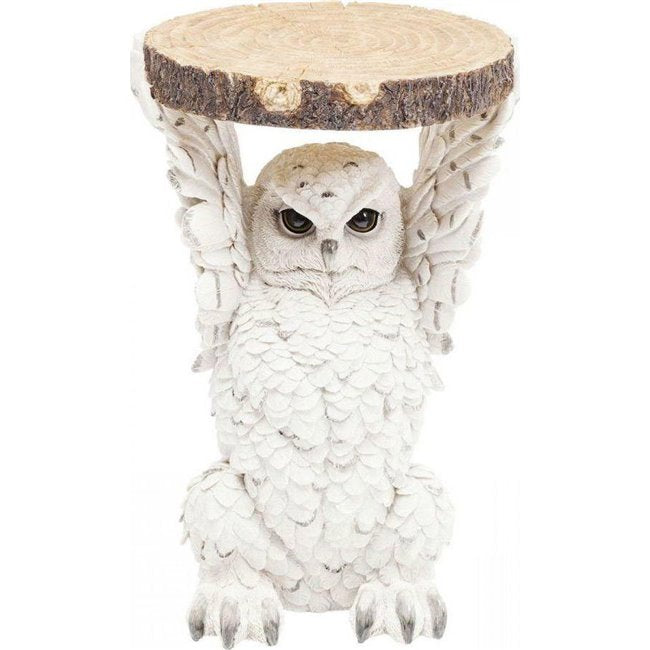 Owl Side Table – Decorative Polyresin Accent Table