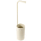 Toilet paper holder Lin Onyx, beige color, H64,7cm, D13,5cm