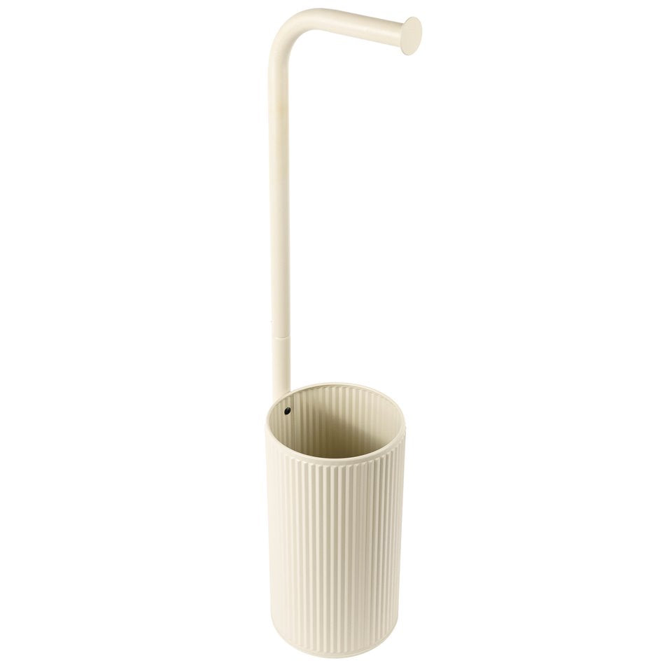 Toilet paper holder Lin Onyx, beige color, H64,7cm, D13,5cm