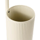 Toilet paper holder Lin Onyx, beige color, H64,7cm, D13,5cm