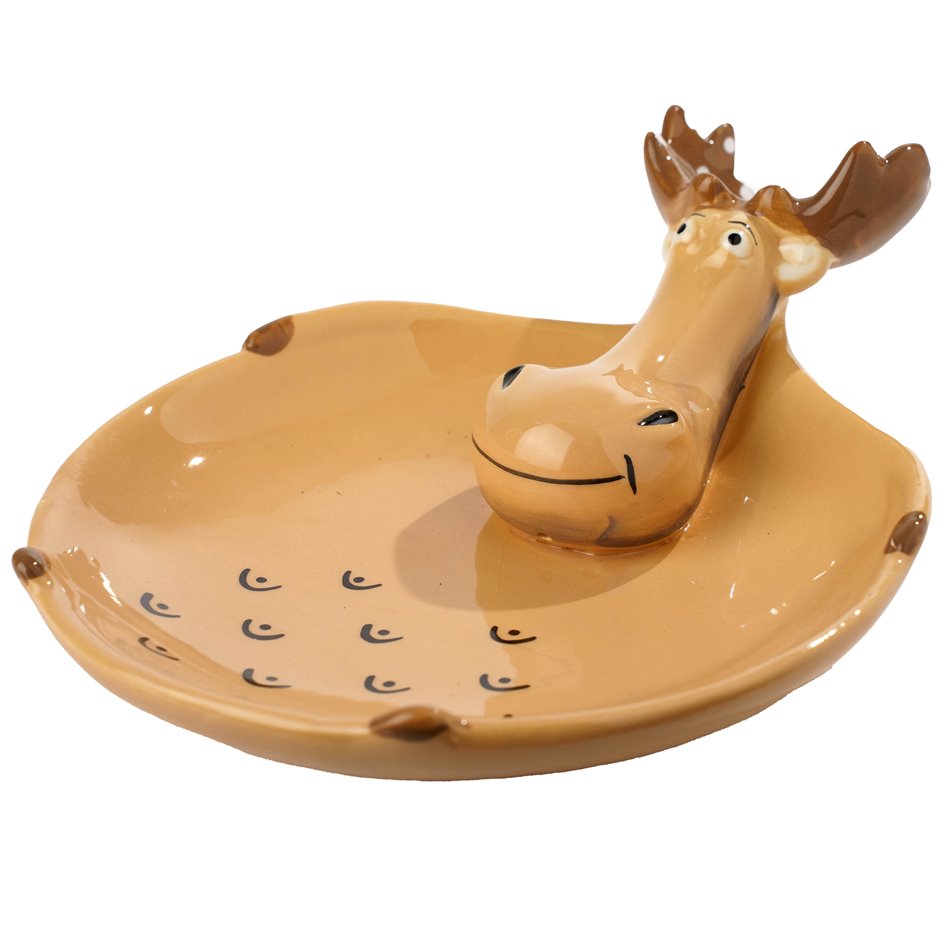 Bowl Moosy, brown, ceramic, H7.5cm