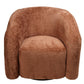 Swivel chair Vally, caramel 500, rotatable 360 degrees, 87x89x72cm