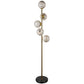 Floor lamp Rade 5, blue/brass, H170xD30cm, E14x5 40W(MAX)
