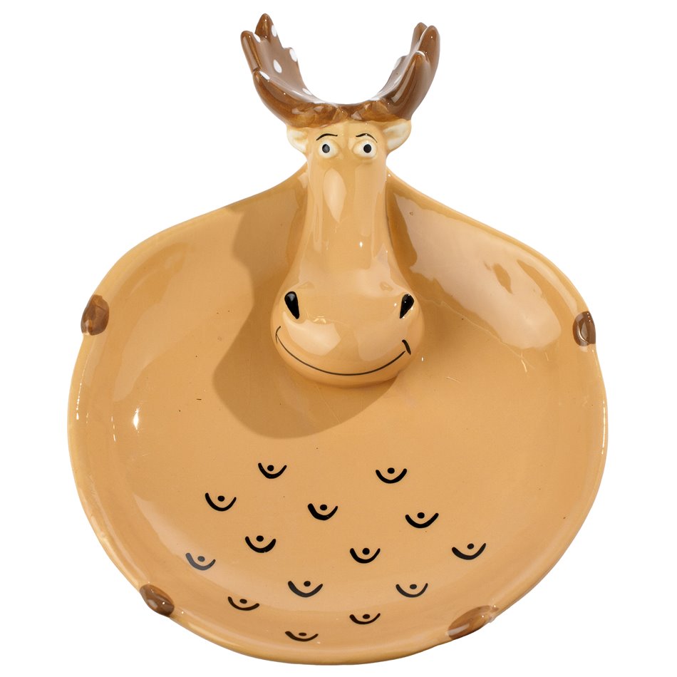 Bowl Moosy, brown, ceramic, H7.5cm