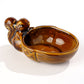 Bowl Nickie Hedhedog/Acorn, brown, H6.8cm