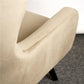 Armchair Dunkel, velvet, taupe, H103x78x80cm, seat height 50cm