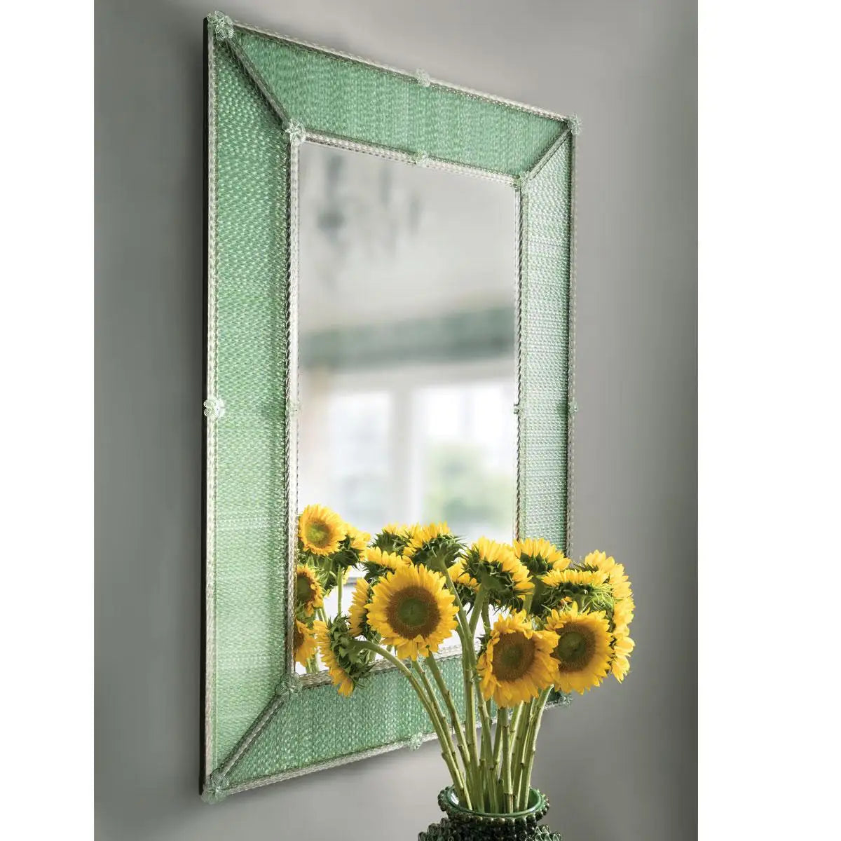 "Padova" Faboulus Venetian Green Mirror Glass
