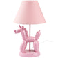 Table lamp Unicorn, rose, H45cm, D26cm, E27 40W(MAX)