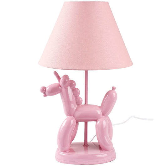 Table lamp Unicorn, rose, H45cm, D26cm, E27 40W(MAX)