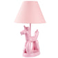 Table lamp Unicorn, rose, H45cm, D26cm, E27 40W(MAX)
