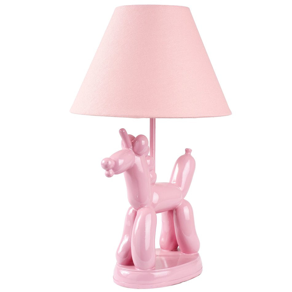 Table lamp Unicorn, rose, H45cm, D26cm, E27 40W(MAX)