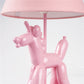 Table lamp Unicorn, rose, H45cm, D26cm, E27 40W(MAX)