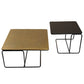 Nesting Side Table Set – Modern MDF & Metal (Set of 2)