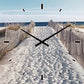 Painting wall clock Sandy path to the sea, 60x60cm