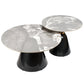 Nesting Coffee Table Sets – Sintered Stone & Metal (Set of 2)