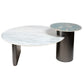 Sintered Stone Coffee Table – Modern Metal Frame