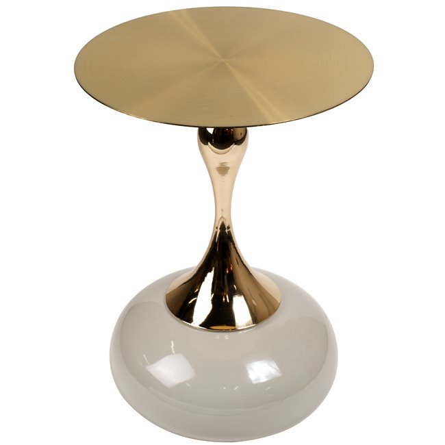 Jarvso 1 Side Table – Metal Round Accent Table