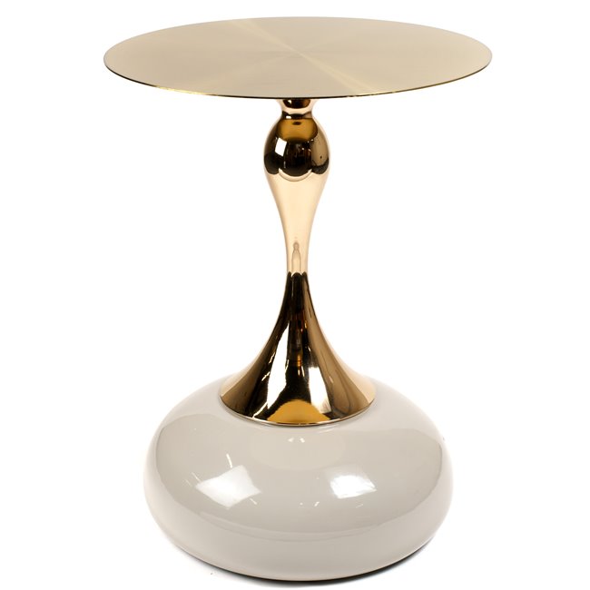 Jarvso 1 Side Table – Metal Round Accent Table
