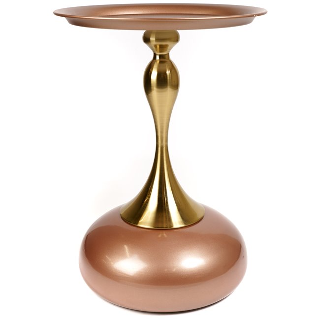 Jarvso 2 Side Table – Modern Metal Round Accent Table