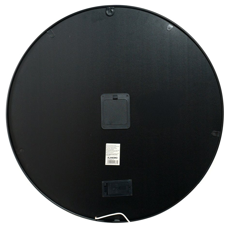 Wall clock Karistos, with LED lighting, D60x8cm