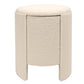 Caldera L Storage Pouf Beige – H47 × Ø41 cm