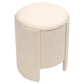 Caldera L Storage Pouf Beige – H47 × Ø41 cm