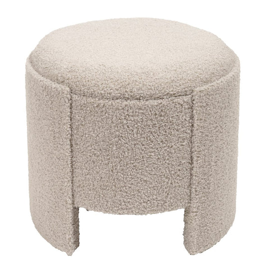 Caldera S Storage Pouf Grey – H31 × Ø36 cm