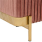 Calanna S Storage Pouf Mauve Velvet – H32 × W40 × L40 cm
