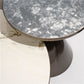Nesting Coffee Table Set – Sintered Stone & Metal (Set of 2)