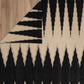 21st Century Modern Kilim Wool Rug – Black, Sand & Stone 254 x 284 cm