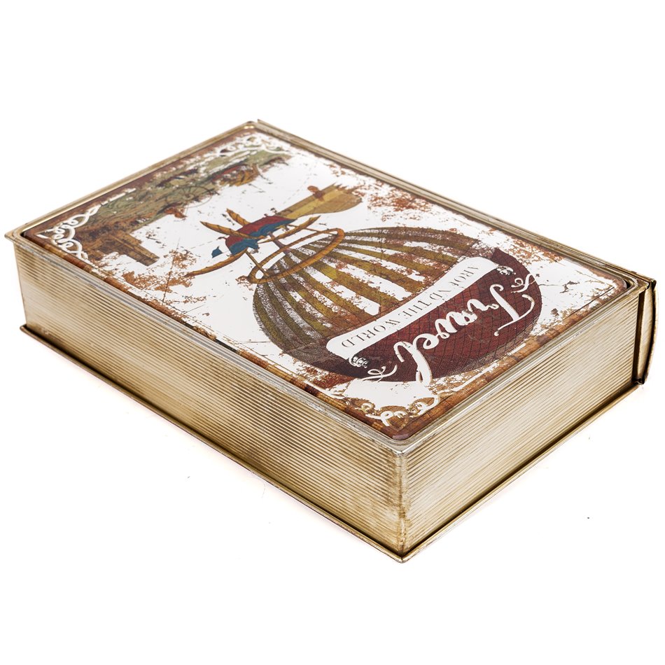 Book box Travel World L, 30x20x6.8cm
