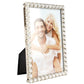 Photo frame Pallano, silver/white colors, 10x15cm