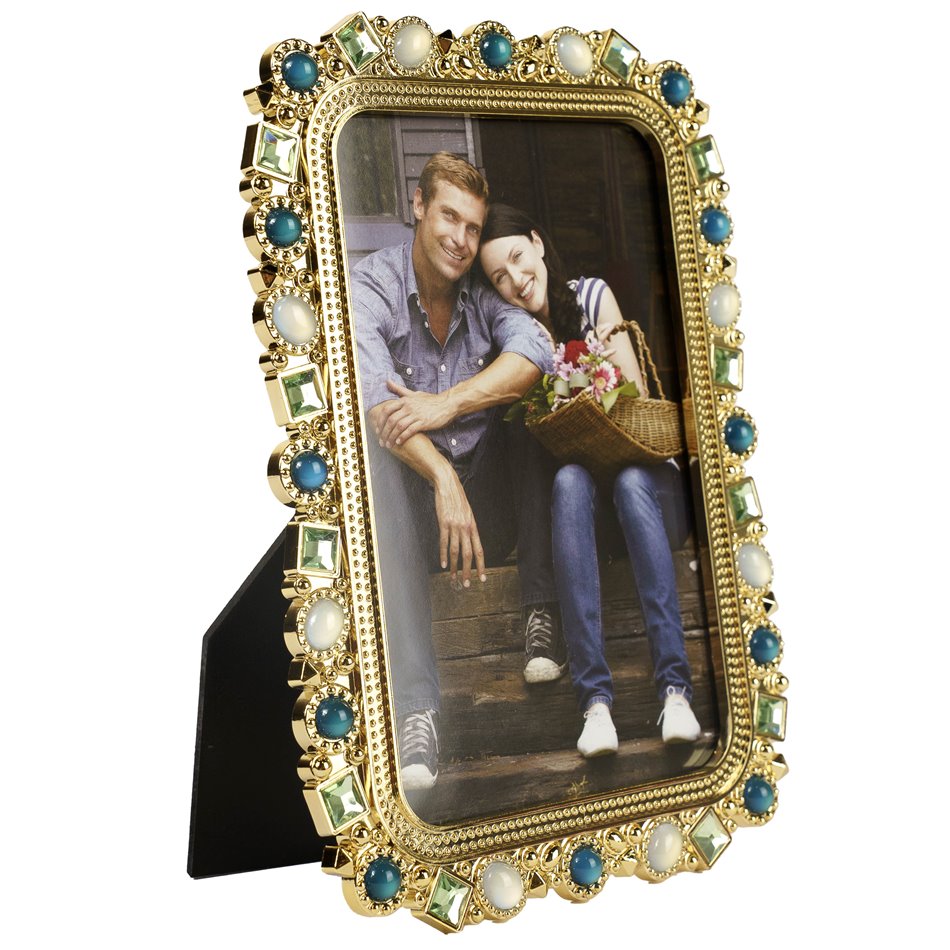 Photo frame Paramo, gold color, 10x15cm