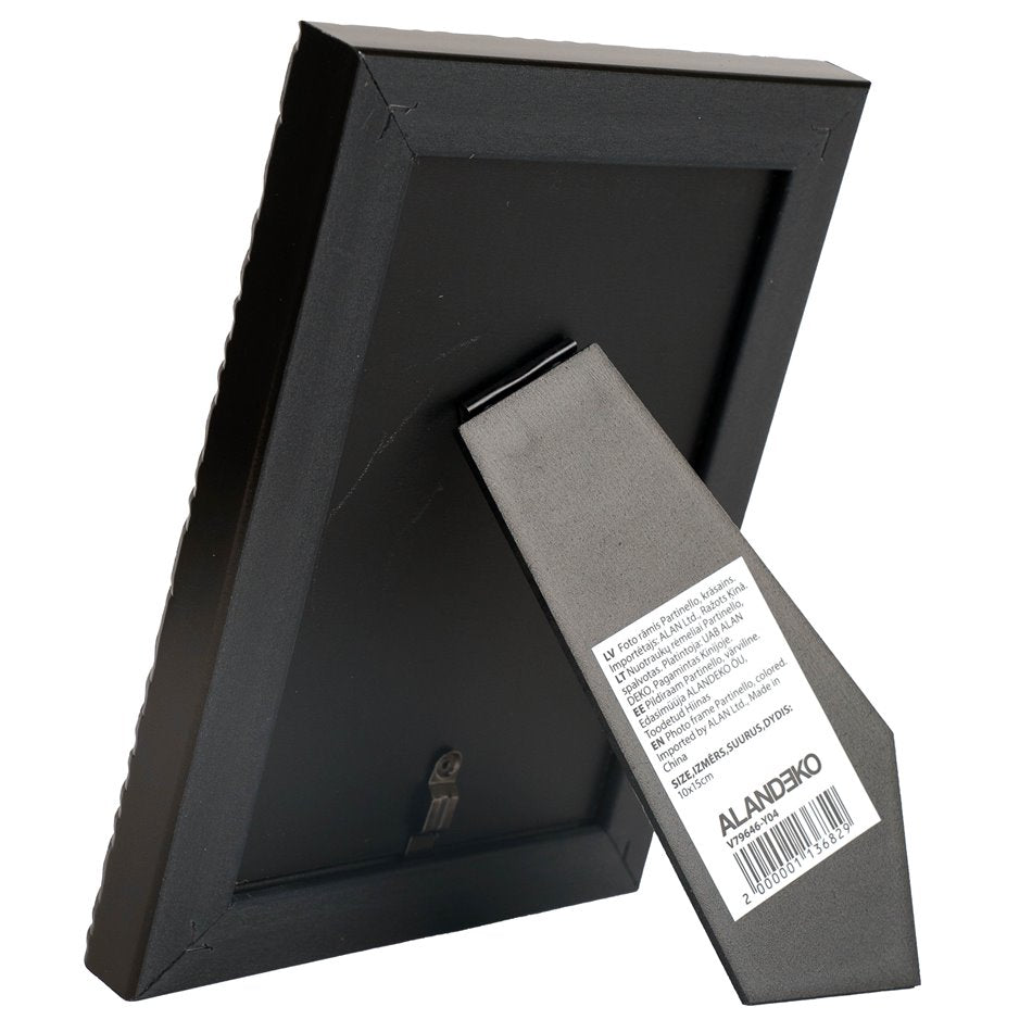 Photo frame Partinello, brown/gold color, 10x15cm