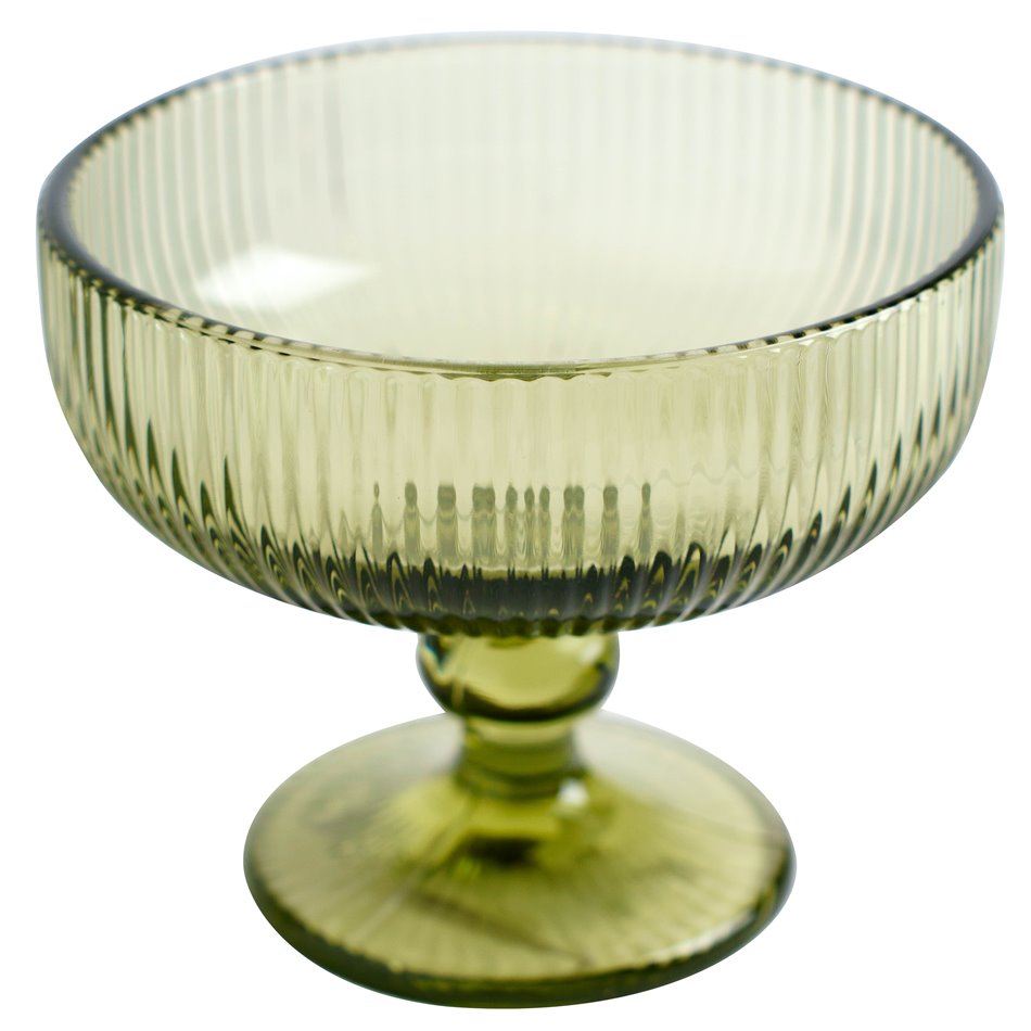 Bowl Rigano, green, 300ml, H10cm, D12cm