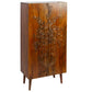 Cabinet Wakefield Tall, mango wood/MDF, brown, H140x70x38cm