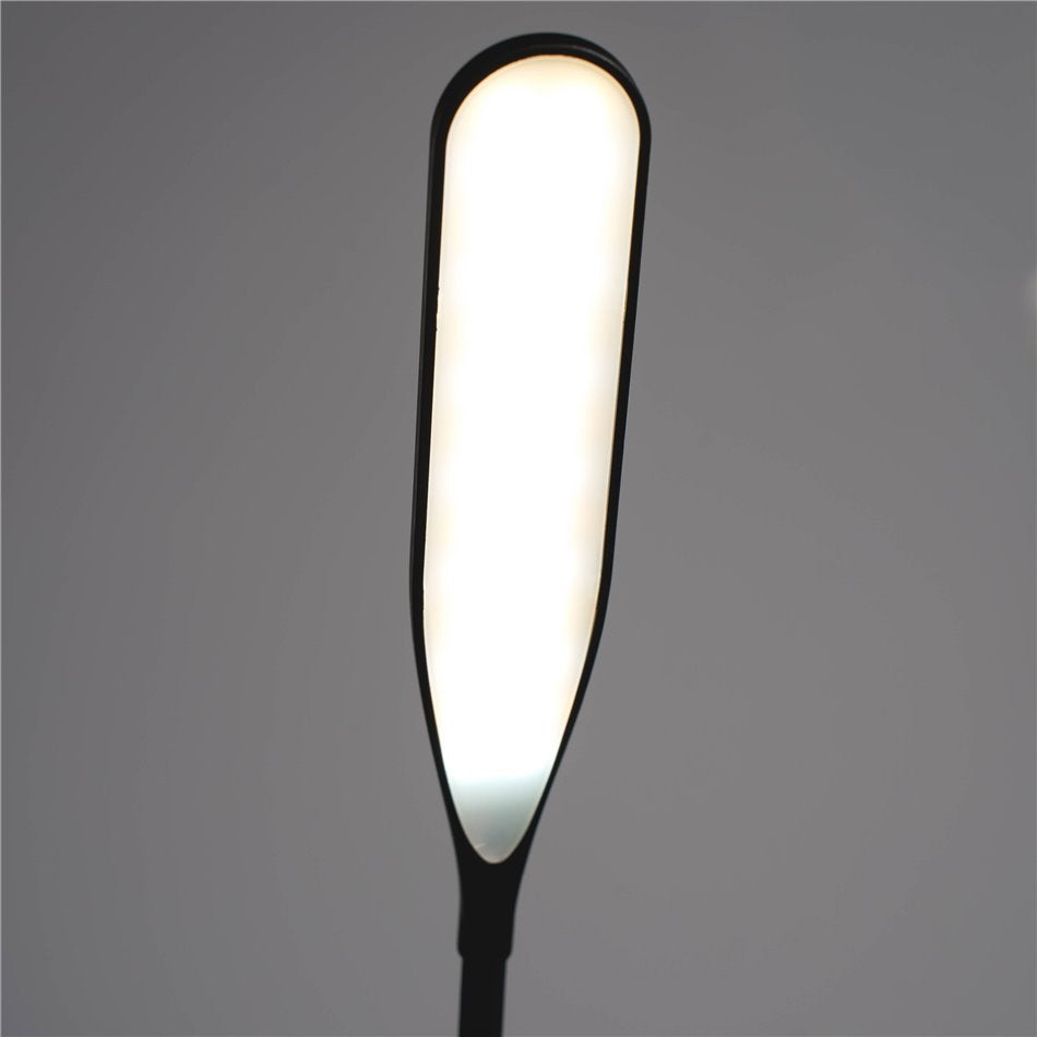 Floor lamp Monor, black, H145x20x4.7cm, LED 7W, 3000K, 590lm