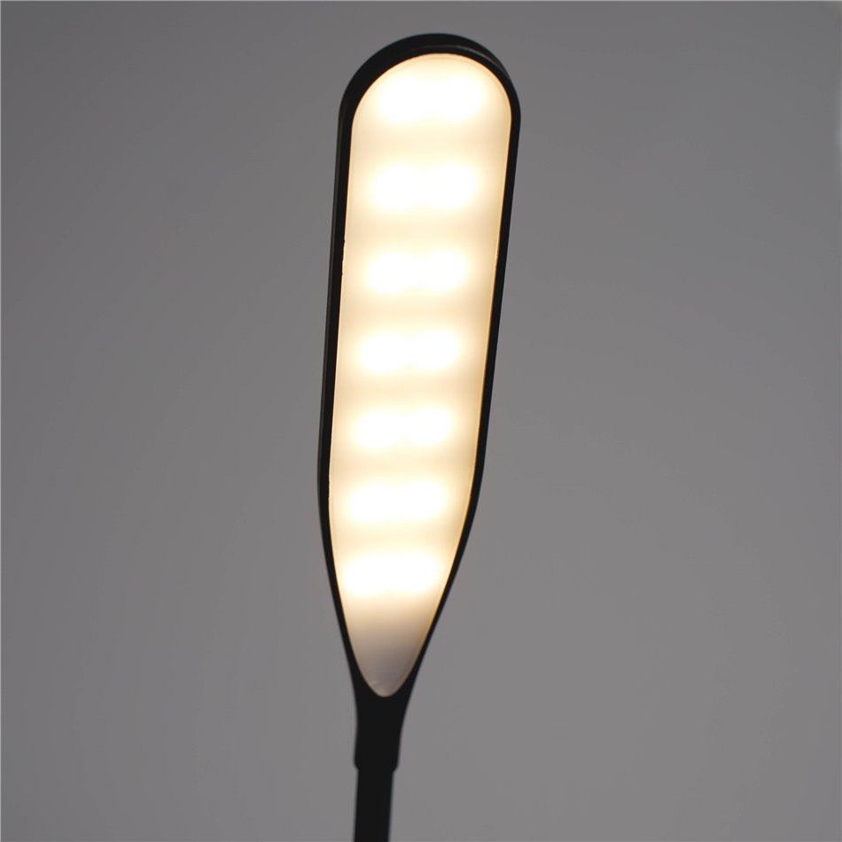 Floor lamp Monor, black, H145x20x4.7cm, LED 7W, 3000K, 590lm