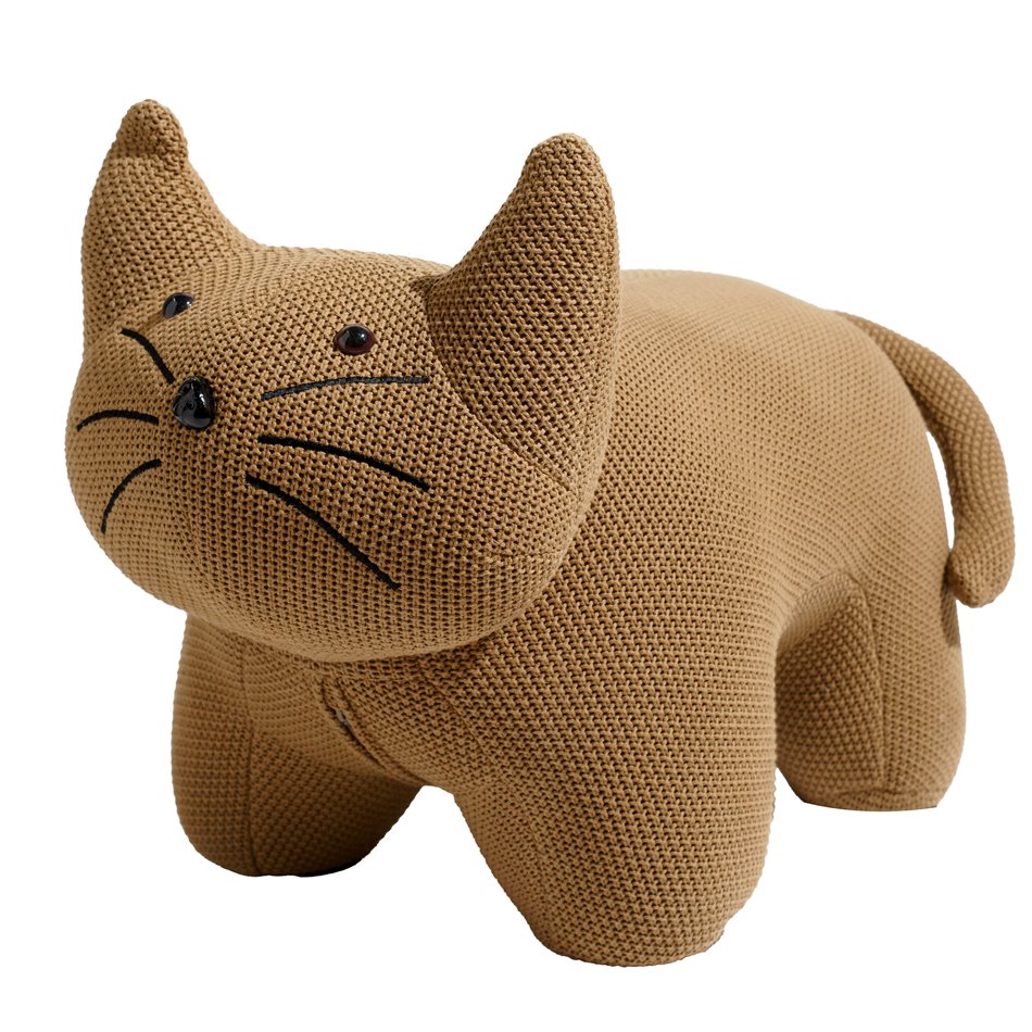 Kids bench Cat, coffee color, H51x67x38cm, seat height 38cm