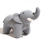 Kids bench Elephant, grey, H47x80x39cm, seat height 39cm