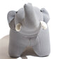 Kids bench Elephant, grey, H47x80x39cm, seat height 39cm